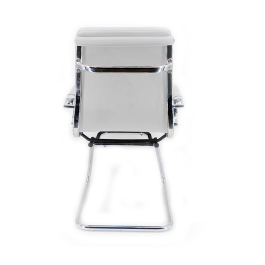 Poltrona Mito Attesa Simil Bianca/Cromata