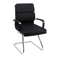 Set Da 2,Poltrona Mito Attesa Simil Nera/Cromata