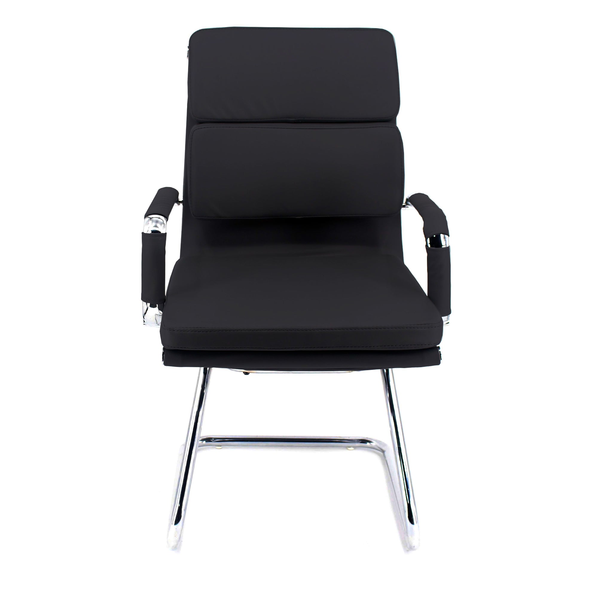 Set Da 2,Poltrona Mito Attesa Simil Nera/Cromata