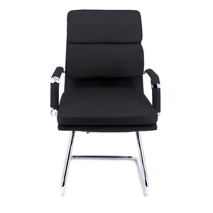 Set Da 2,Poltrona Mito Attesa Simil Nera/Cromata