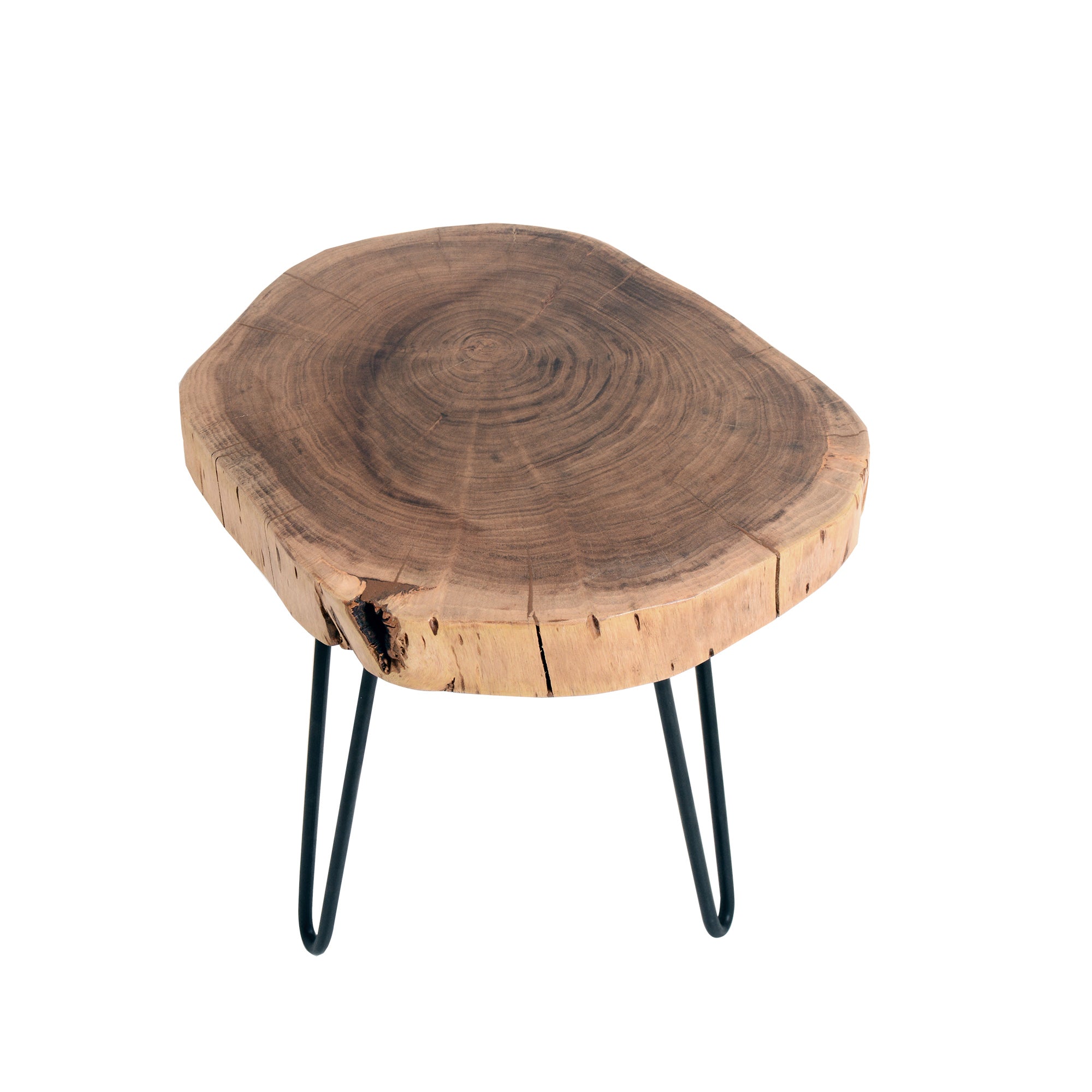 Tavolino Slave Rovere/Nero