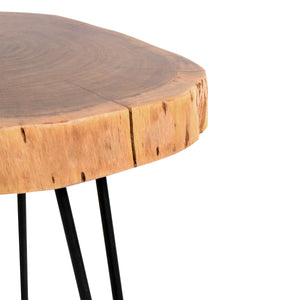 Tavolino Slave Rovere/Nero