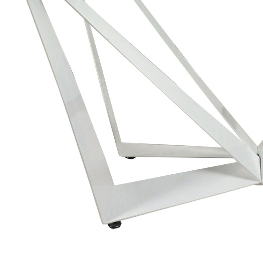 Tavolo Nifar  Vetro/Bianco