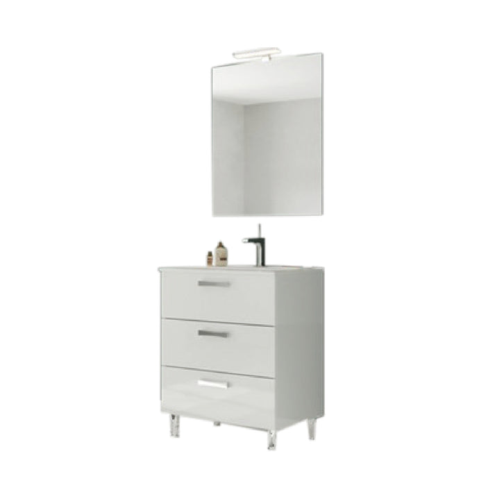 COMP.TOKYO 80 CM BIANCO LUCIDO