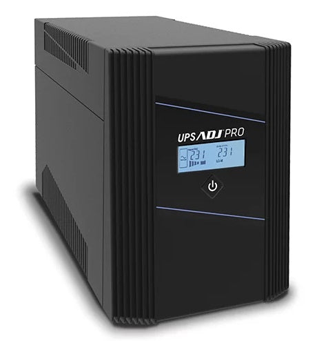 Ups 1,5 kva desktop line int.pro series 4*iec+2*iec prot lcd bk adj - 650-01501