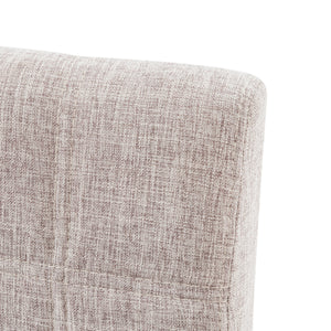 Set Da 2, Sedia Yari In Tessuto Canapa Scuro/Gambe Rovere