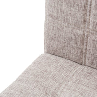 Set Da 2, Sedia Yari In Tessuto Canapa Scuro/Gambe Rovere