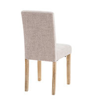 Set Da 2, Sedia Yari In Tessuto Canapa Scuro/Gambe Rovere