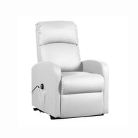 Poltrona Relax Spike D Bianca Similpelle Alzap