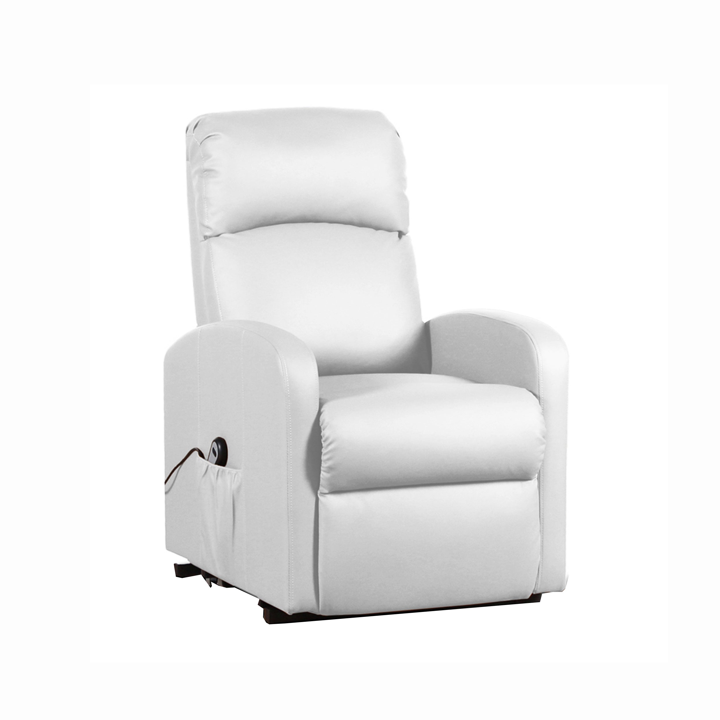 Poltrona Relax Spike D Bianca Similpelle Alzap