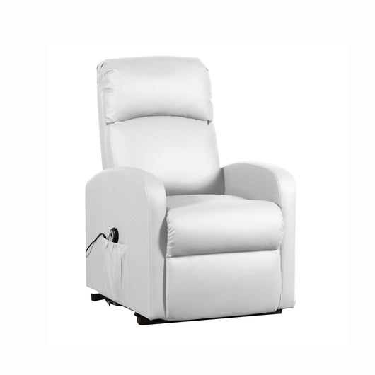 Poltrona Relax Spike D Bianca Similpelle Alzap