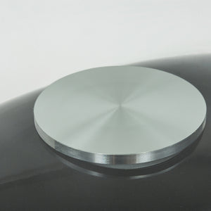 Tavolino Erma 2 Nero Da Salotto Ovale