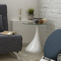 Tavolino Goccia 2 Bianco 45*54*54