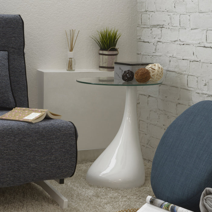 Tavolino Goccia 2 Bianco 45*54*54