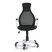 Poltrona Capital Nera/Strutt Bianca