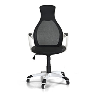 Poltrona Capital Nera/Strutt Bianca