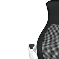 Poltrona Capital Nera/Strutt Bianca