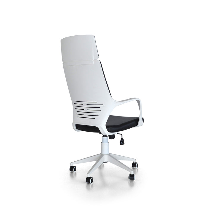 Poltrona President Nera/Strutt Bianca