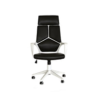 Poltrona President Nera/Strutt Bianca