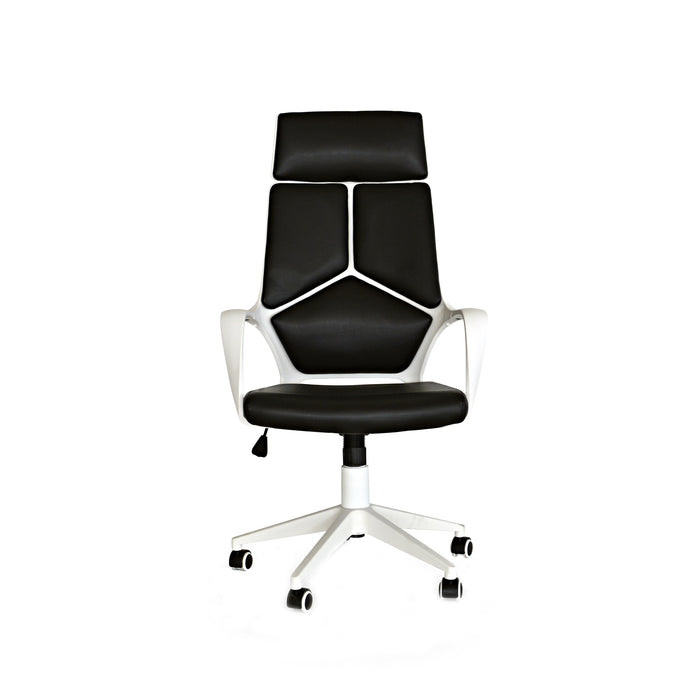 Poltrona President Nera/Strutt Bianca