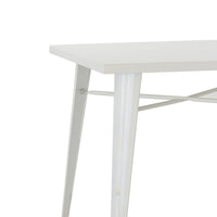 Tavolo Tucson In Metallo Bianco Anticato