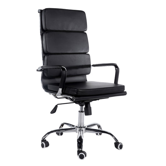 Poltrona Mito Presidenziale Simil Nera/Cromata