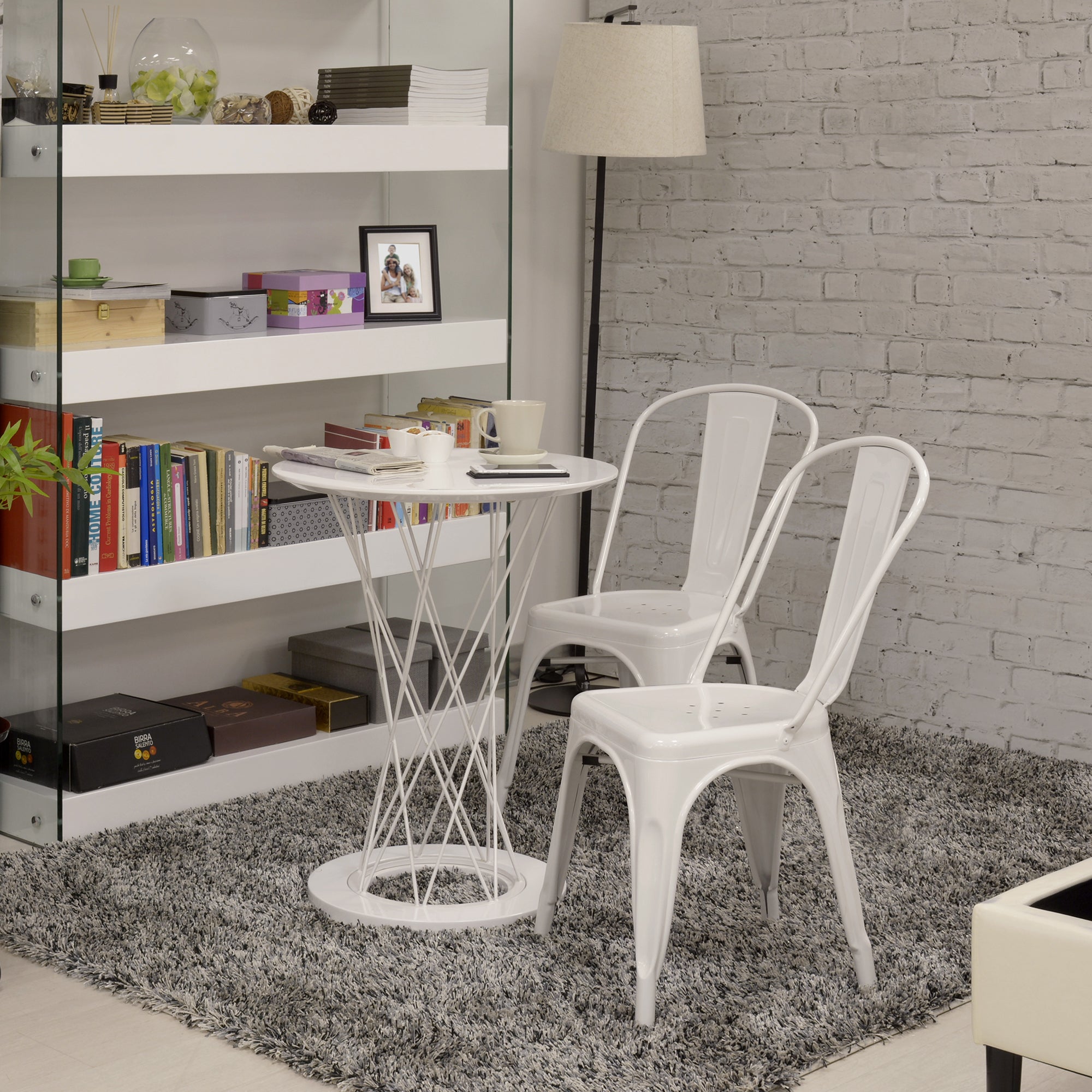 Tavolo Ghibli Bianco Lacc.  ?60*70