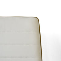 Set Poseidon Lacc.Bianco+4Sedie Lac Bian/Bordo Cap