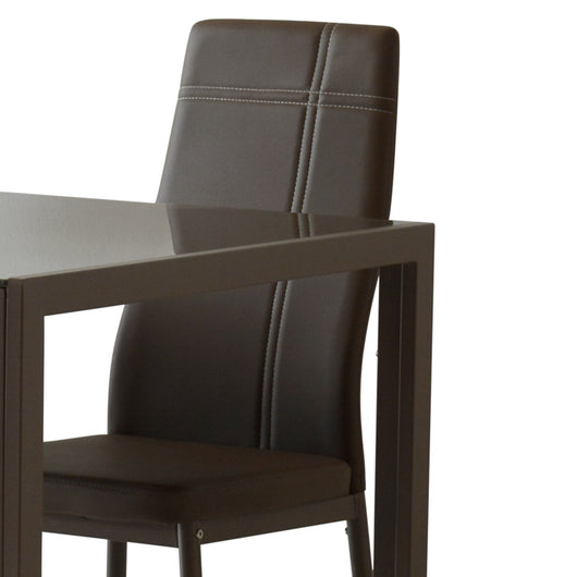 Set Benny/Jolly Tavolo+4 Sedie Tortora Medio 