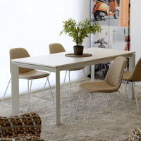 Set Da 4,Sedia Rimini Tortora Similpelle Gambe Bianche