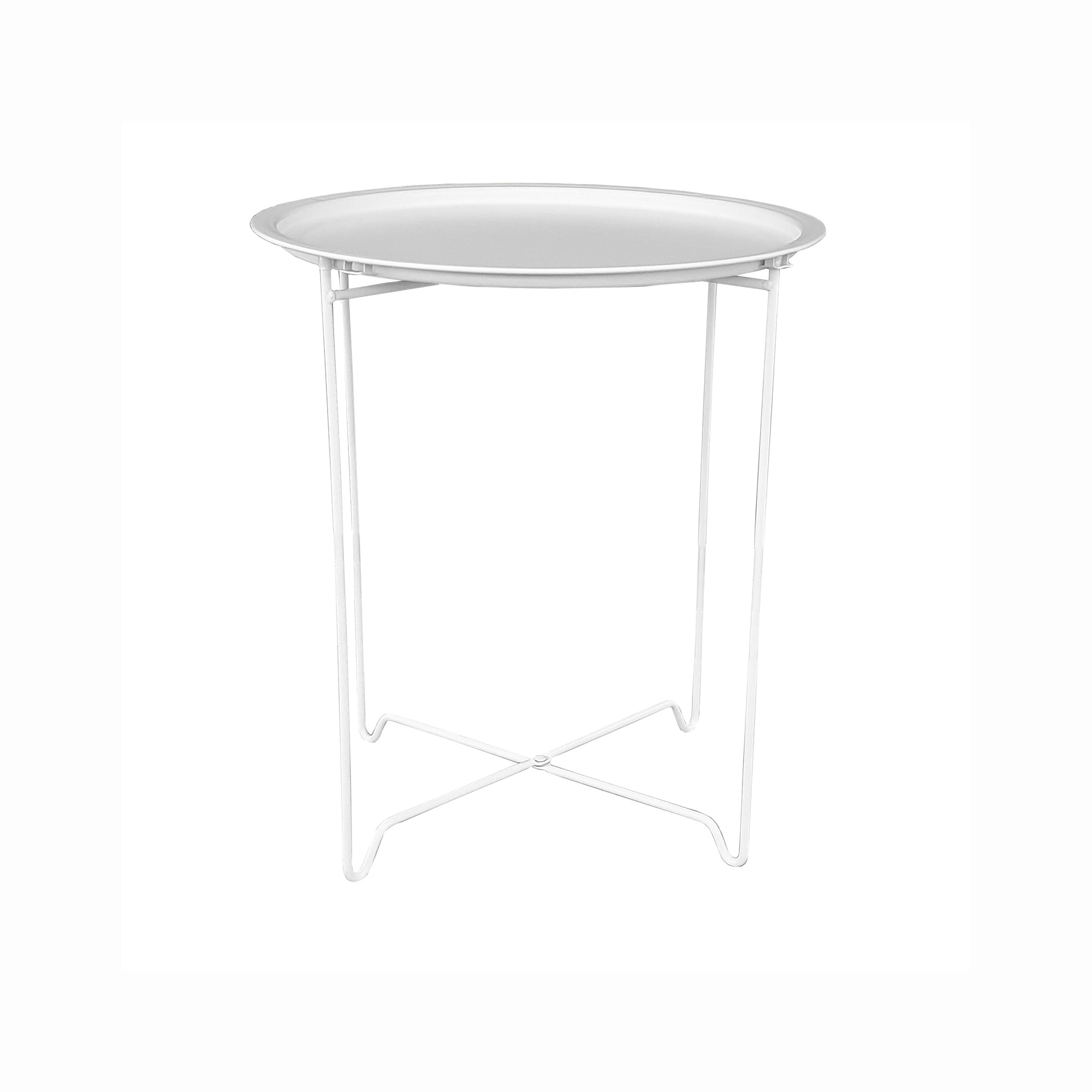 Tavolino Good Metallo Bianco 460*460*520