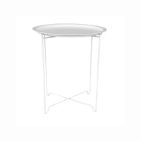 Tavolino Good Metallo Bianco 460*460*520