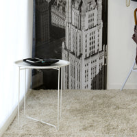 Tavolino Good Metallo Bianco 460*460*520