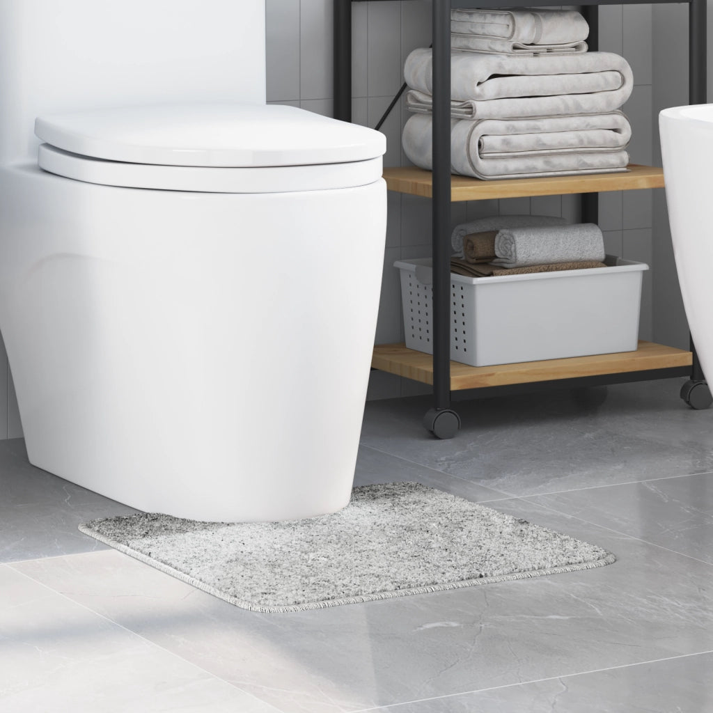Tappetino da bagno U-Shaped Grigio 50x50 cm in Polipropilene Antiscivolo