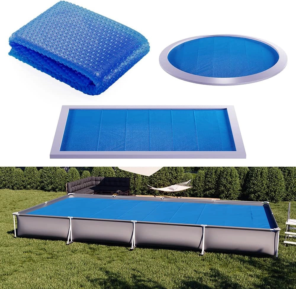 ok-living Telo Termico Piscina, Blu, 800 cm Robusto telone My Solar da 400µ, per Coprire e ridurre la dispersione di Calore nella Piscina