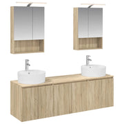 Set di Armadi da Bagno 5 pcs Rovere Sonoma Legno ingegnerizzato 3406441