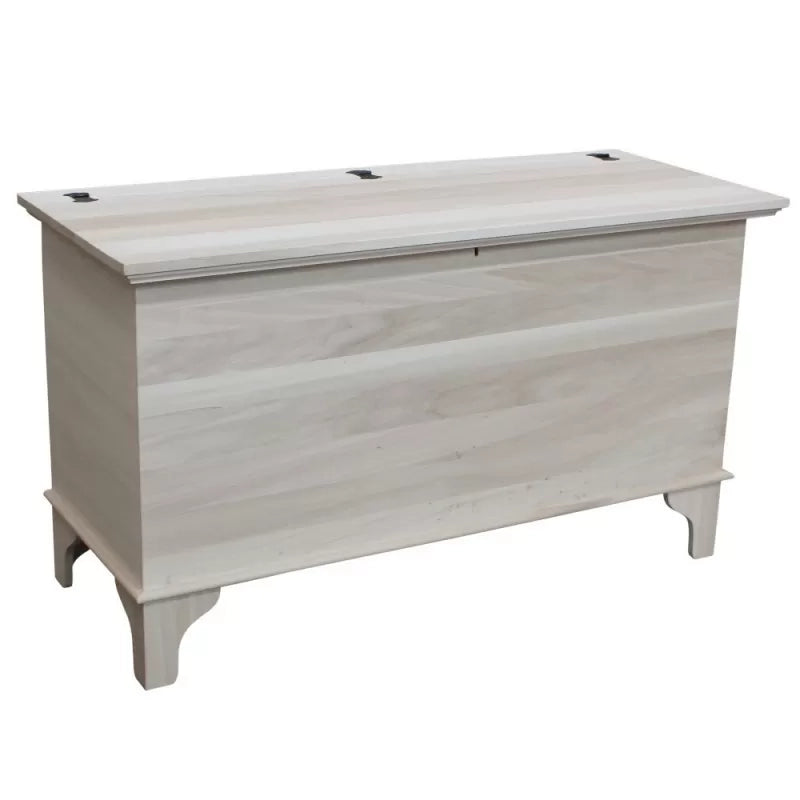 Cassapanca arte povera in legno grezza l.137 p.57 h.80 (135) - Mobili 2G