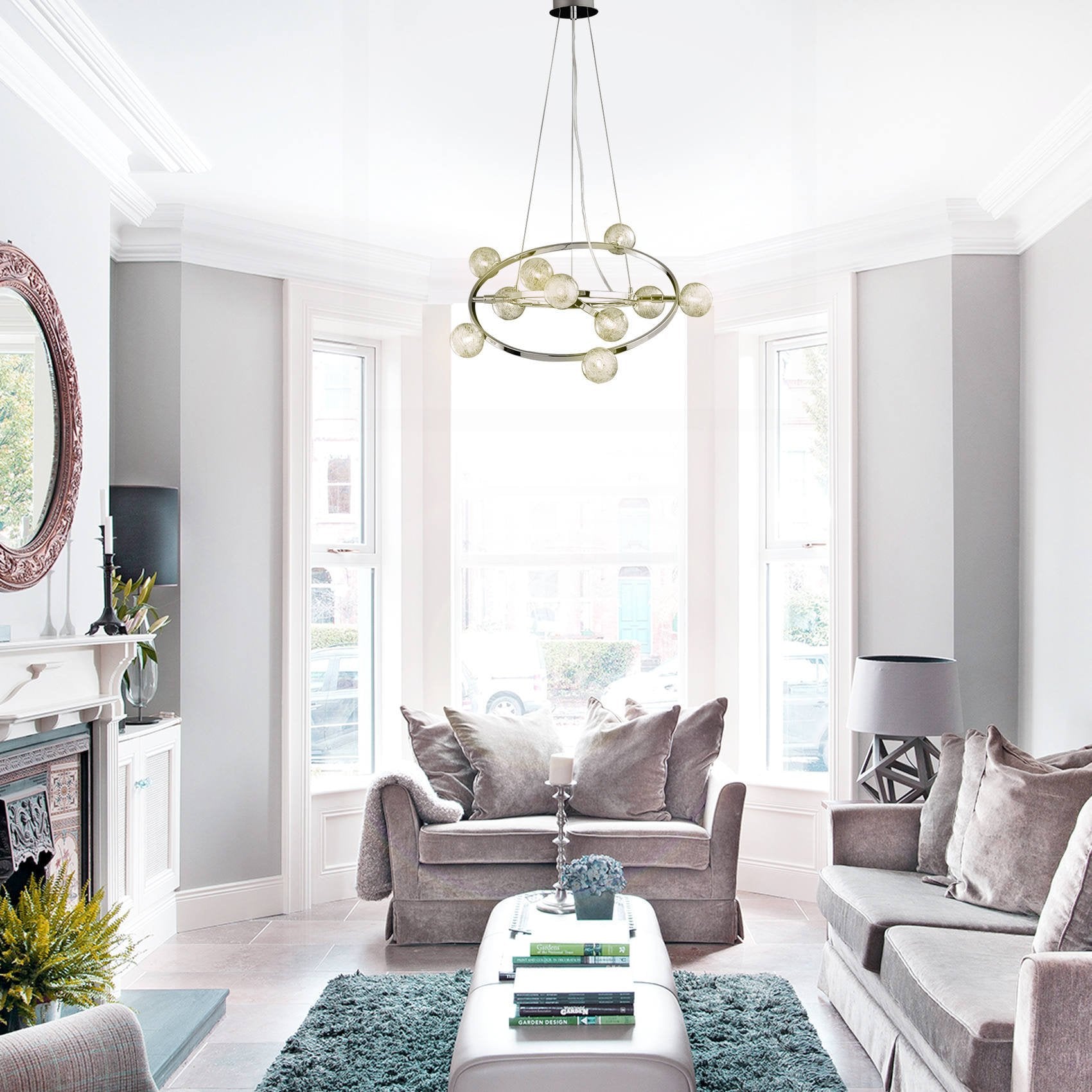 Godenzo, Lampada a Sospensione, Argento