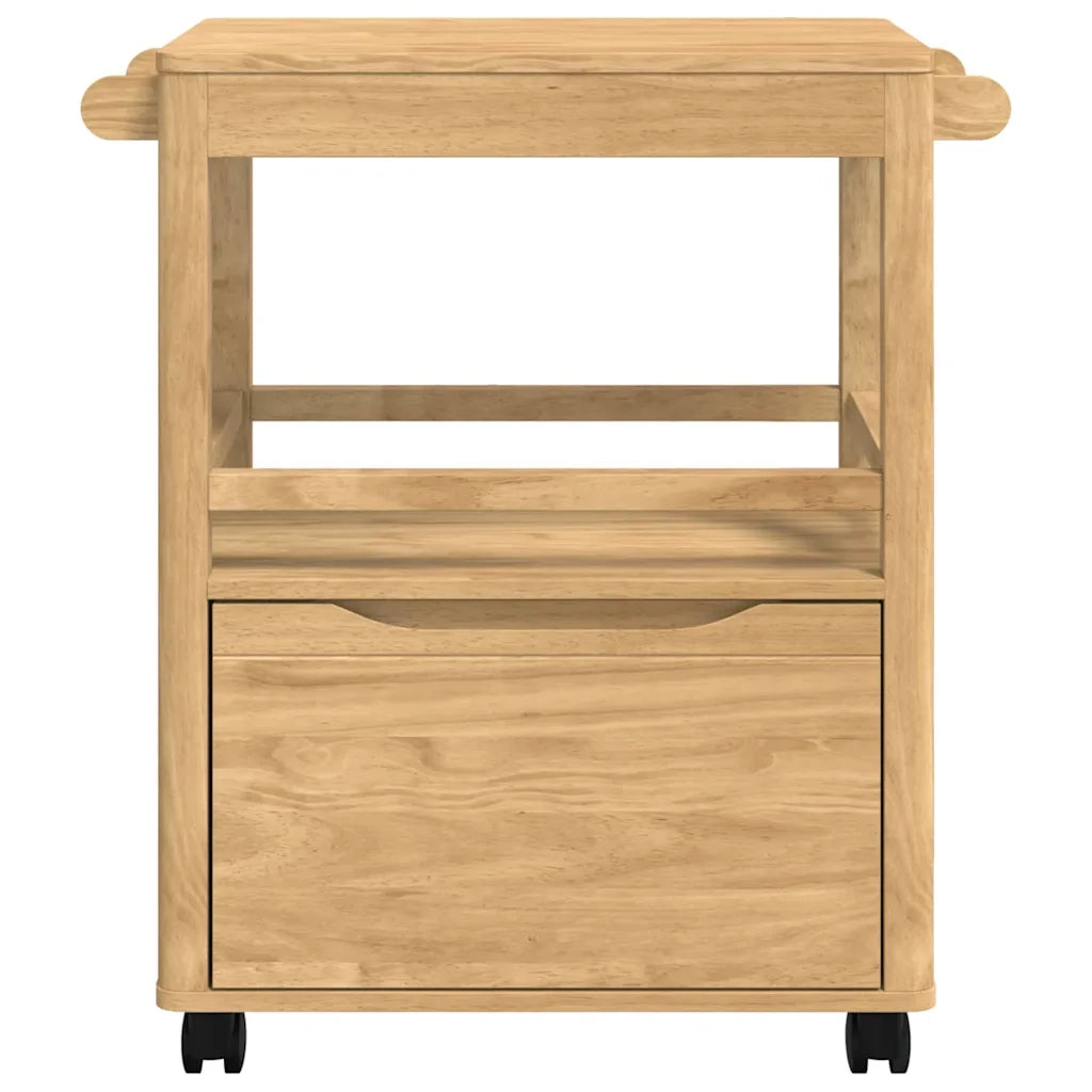 Carrello da Cucina FLORO Marrone cerato 72,5 x 45 x 80 cm