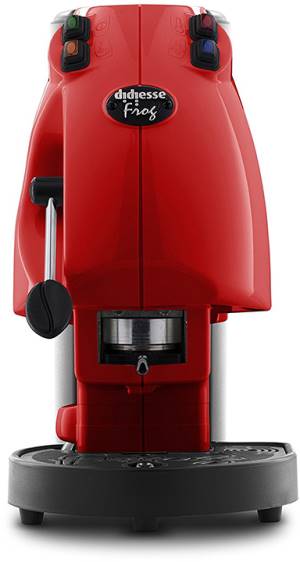 Frog revolution macchina da caffe a cialde 650w rosso pieno - DDSFROGR