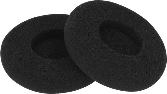 Orecchini di sostituzione per cuffie - Piuma di schiuma - Accessorio cuffie - Nero