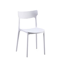 Set Da 4, Sedie Star In Polipropilene Bianca