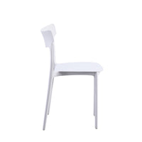 Set Da 4, Sedie Star In Polipropilene Bianca