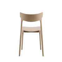 Set Da 4, Sedie Star In Polipropilene Tortora