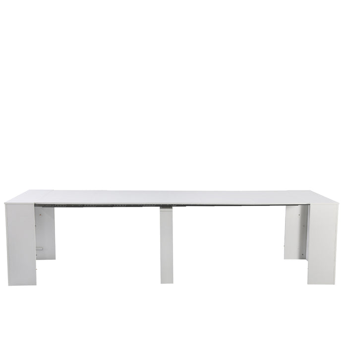 Tavolo Consolle Artic Finitura Bianco Frassino