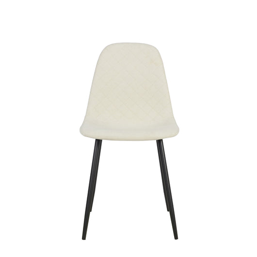 Set Da 4, Sedia New Lena Tessuto Corda Gambe Nere Per Soggiorno, Cucina E Arredo Bar