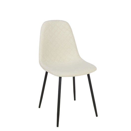 Set Da 4, Sedia New Lena Tessuto Corda Gambe Nere Per Soggiorno, Cucina E Arredo Bar