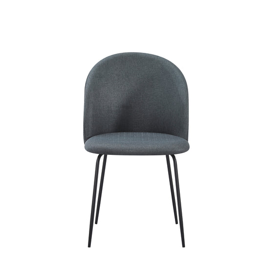 Set Da 4, Sedia Tamara Tess. Cenere Gambe Nere Per Soggiorno, Cucina E Arredo Bar