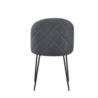 Set Da 4, Sedia Tamara Tess. Cenere Gambe Nere Per Soggiorno, Cucina E Arredo Bar