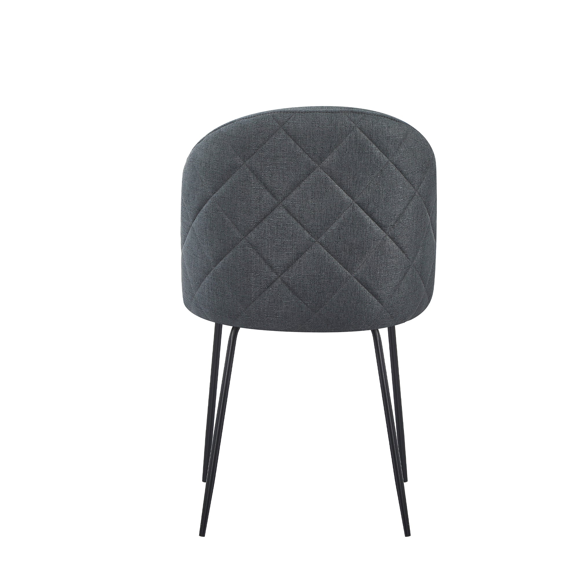 Set Da 4, Sedia Tamara Tess. Cenere Gambe Nere Per Soggiorno, Cucina E Arredo Bar